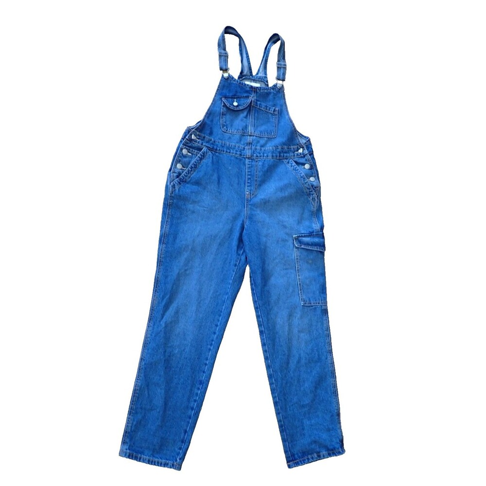 Celebrity Pink Women's Jean Size Medium Overalls Medium Wash Coveralls Jr's MINT - Picture 3 of 16